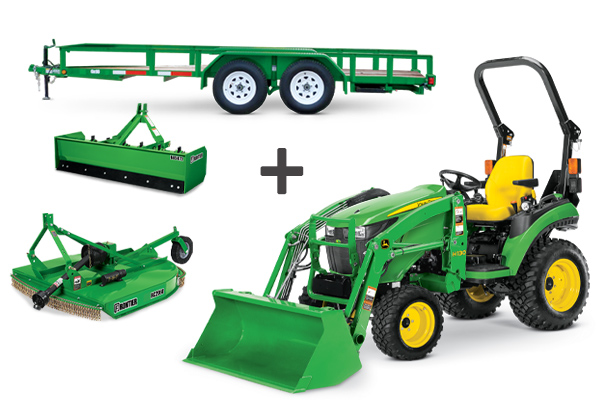 John deere 2025r brush hog sale